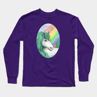 Rainbow unicorn Long Sleeve T-Shirt